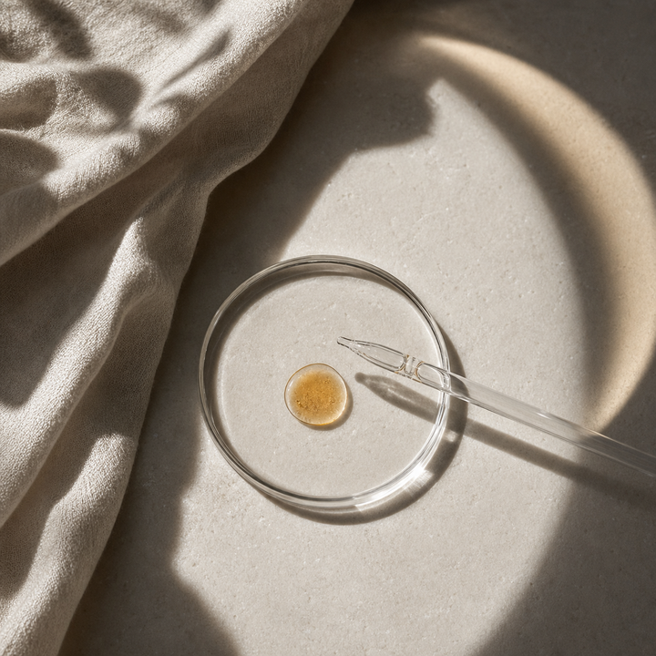 Editorial evening retinol skincare ritual